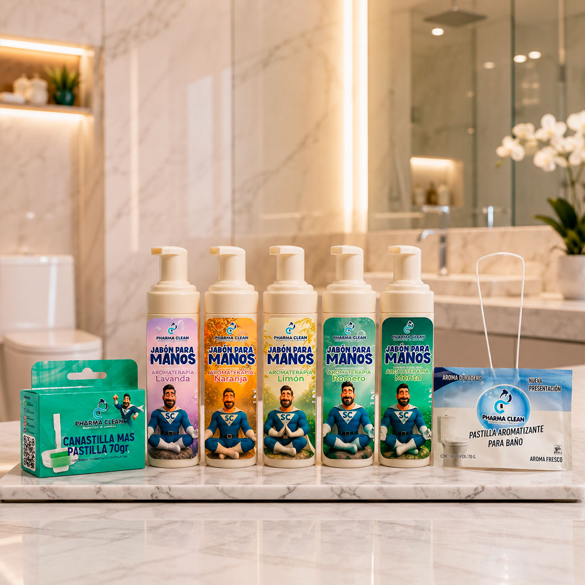 Aromas y baño Pharma Clean