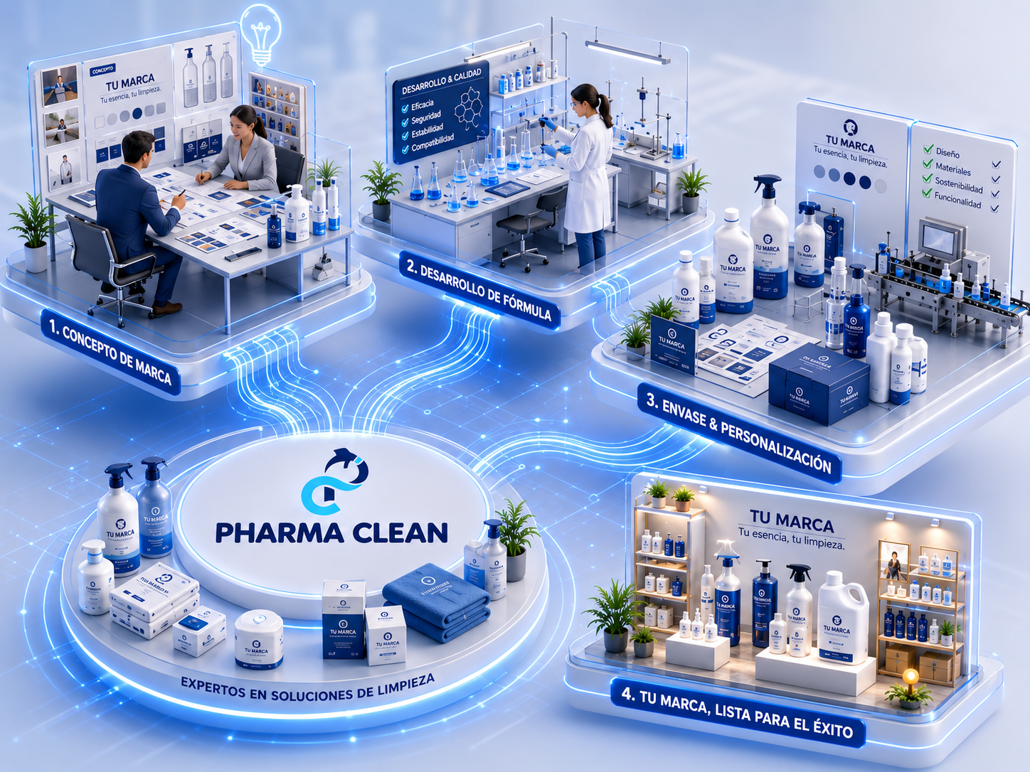 Maquila de marca propia Pharma Clean