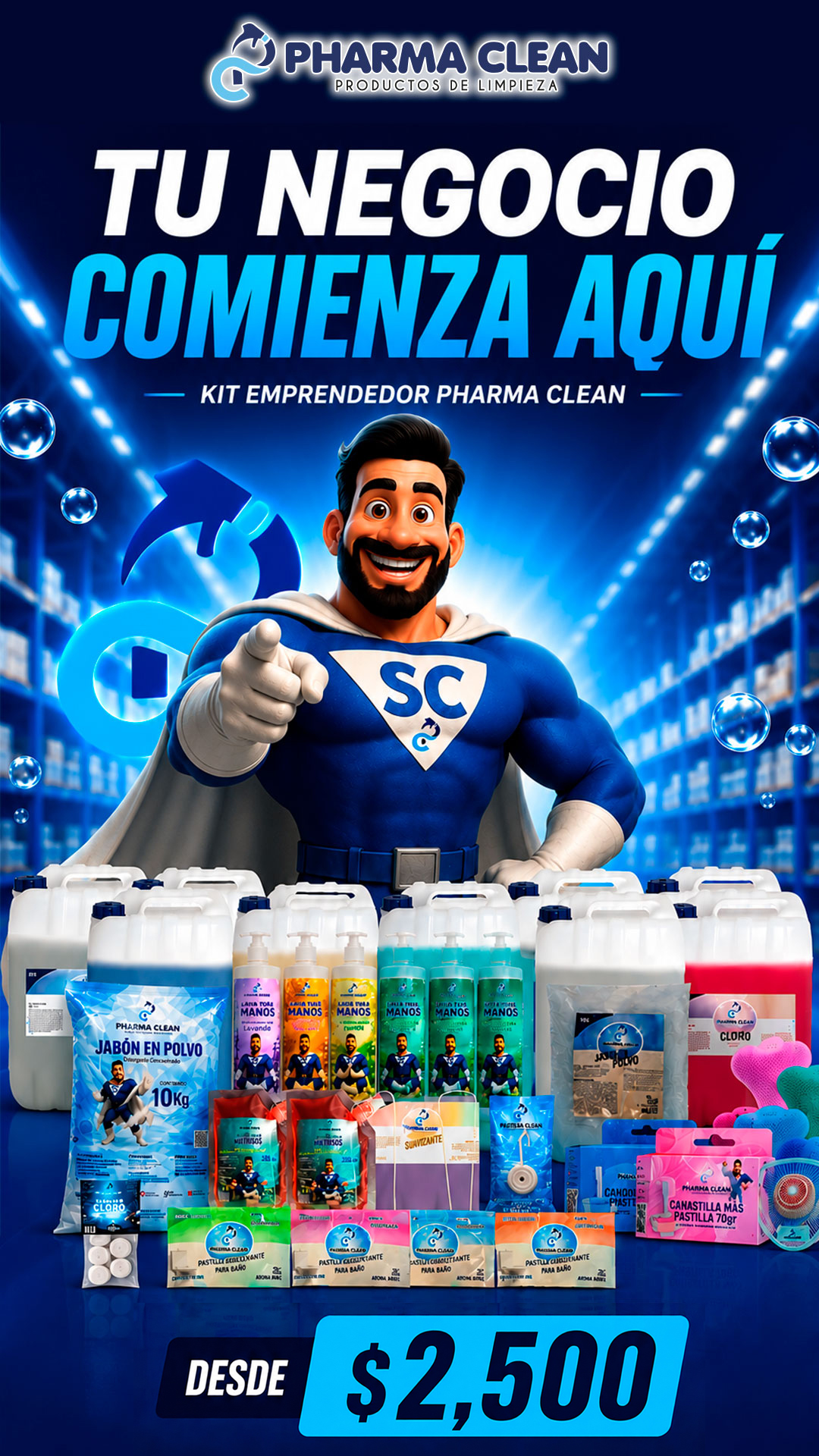 Portada plan emprendedor Pharma Clean